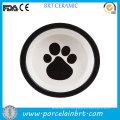 Plat central en forme de paw Tavel Dog Bowl